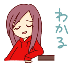 Stickers of girls sticker #7157631