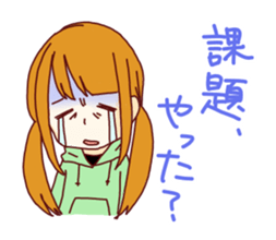 Stickers of girls sticker #7157647