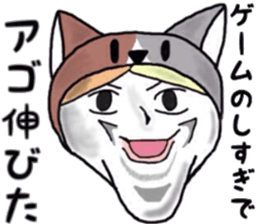 Cat to cat.The gamer. sticker #7157809