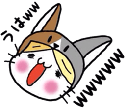 Cat to cat.The gamer. sticker #7157822