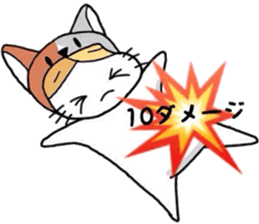 Cat to cat.The gamer. sticker #7157831