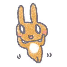Rabbit mogu sticker #7157848