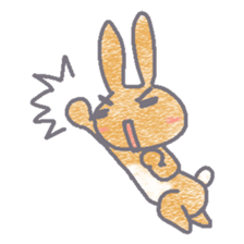 Rabbit mogu sticker #7157849