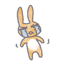 Rabbit mogu sticker #7157853