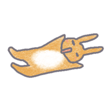 Rabbit mogu sticker #7157854