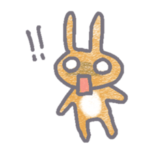Rabbit mogu sticker #7157855