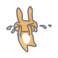 Rabbit mogu sticker #7157856