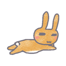 Rabbit mogu sticker #7157858