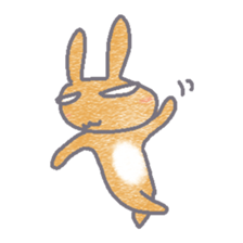 Rabbit mogu sticker #7157859
