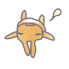Rabbit mogu sticker #7157860