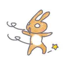 Rabbit mogu sticker #7157862