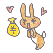 Rabbit mogu sticker #7157863