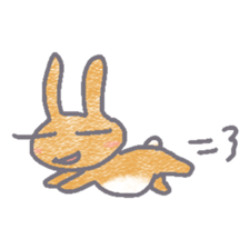 Rabbit mogu sticker #7157864