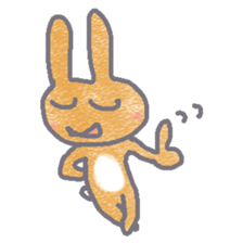 Rabbit mogu sticker #7157868