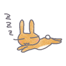 Rabbit mogu sticker #7157869