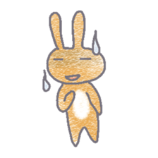 Rabbit mogu sticker #7157871