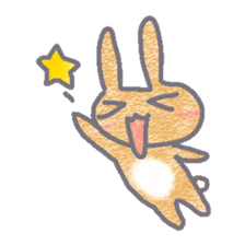 Rabbit mogu sticker #7157874