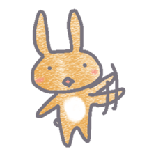 Rabbit mogu sticker #7157875