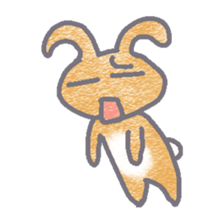 Rabbit mogu sticker #7157876
