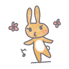 Rabbit mogu sticker #7157877