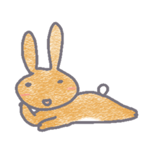 Rabbit mogu sticker #7157878