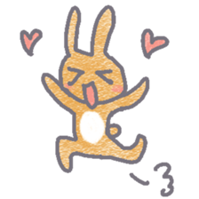 Rabbit mogu sticker #7157880