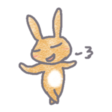 Rabbit mogu sticker #7157886