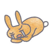 Rabbit mogu sticker #7157887