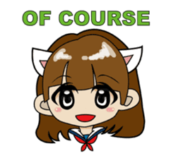 Kawaii girls collection sticker #7158008