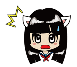 Kawaii girls collection sticker #7158009