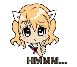 Kawaii girls collection sticker #7158010