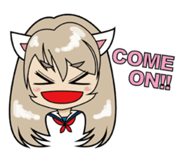 Kawaii girls collection sticker #7158012