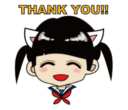 Kawaii girls collection sticker #7158013