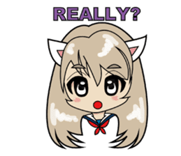 Kawaii girls collection sticker #7158020