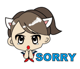 Kawaii girls collection sticker #7158024