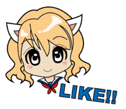 Kawaii girls collection sticker #7158025