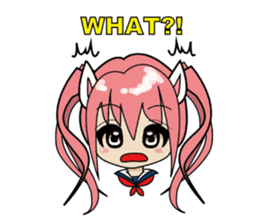 Kawaii girls collection sticker #7158028