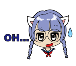 Kawaii girls collection sticker #7158030