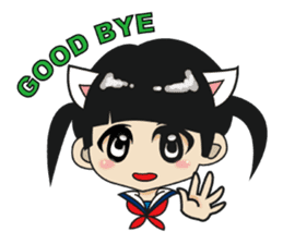 Kawaii girls collection sticker #7158031