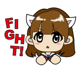 Kawaii girls collection sticker #7158034