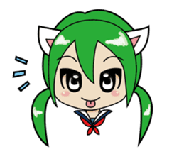 Kawaii girls collection sticker #7158035