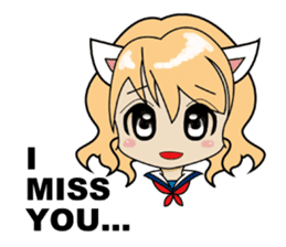 Kawaii girls collection sticker #7158036