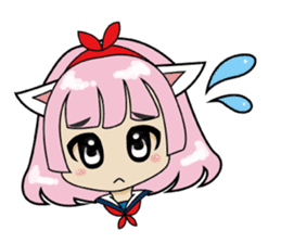 Kawaii girls collection sticker #7158046