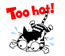 Communication of the cat / Summer sticker #7158774