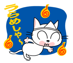 Communication of the cat / Summer sticker #7158788