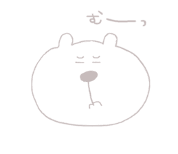 bear-single color-2 sticker #7158816