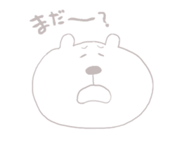 bear-single color-2 sticker #7158821