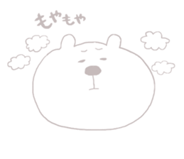 bear-single color-2 sticker #7158822