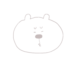 bear-single color-2 sticker #7158825