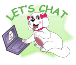 Bichon Buddy and Friends sticker #7159621